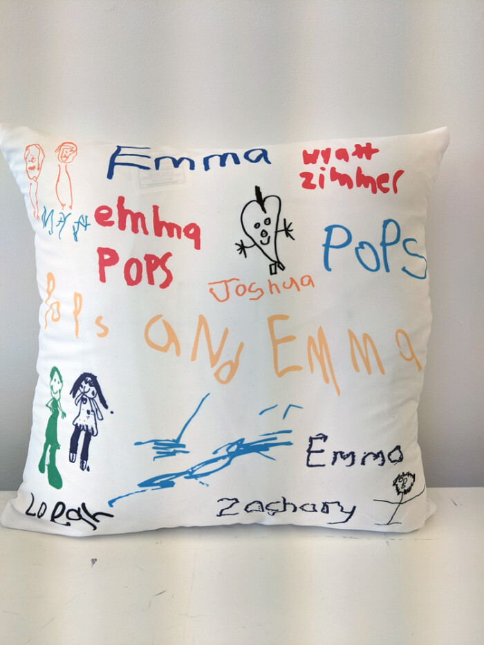 Kids Drawing Pillow