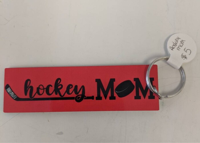 Hockey Mom Keychains